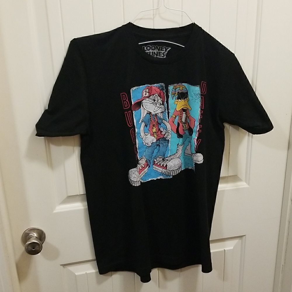 LOONEY TUNES Bugs & Daffy T shirt Men's sz Medium